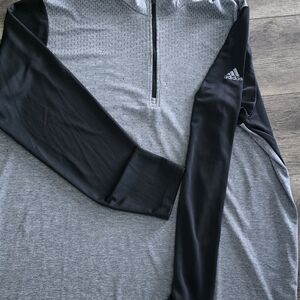 Adidas Lightweight UPF 1/2 ZIP Golf Pull over Excellent Condition